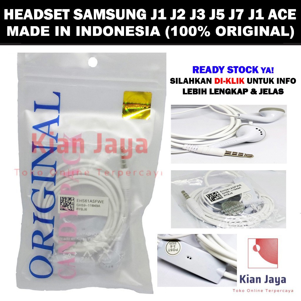 Tai Nghe Nhét Tai 100% Cho Samsung J1 J2 J3 J5 J7 Ace Hs330