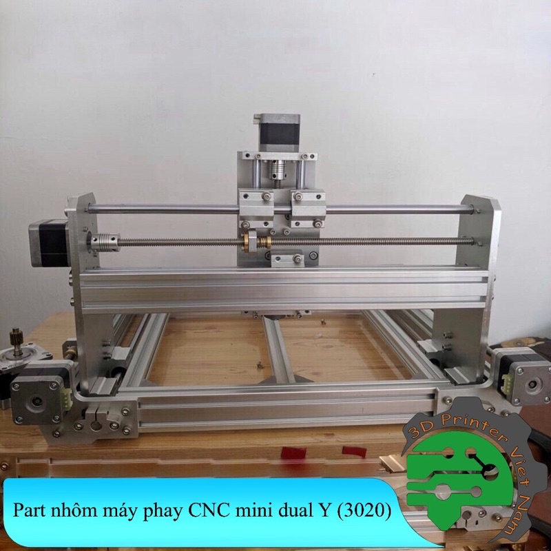 Part nhôm máy phay CNC mini dual Y