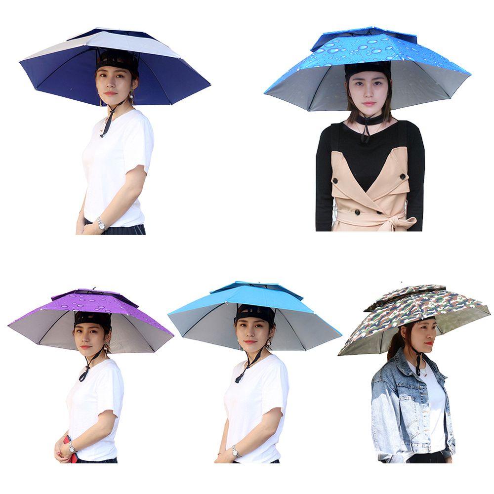 Mũ Đội Chống Nắng Và Tia UV Hai Lớp Thoáng Khí Có Thể Gấp Gọn