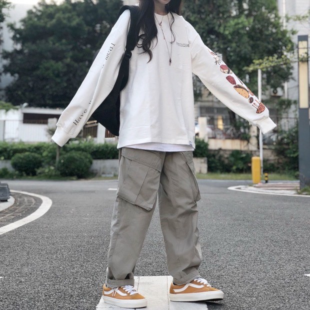 Áo sweater nỉ nam nữ kiểu dáng hàn quốc - Áo nỉ in hình Have you had a meal A00137 | BigBuy360 - bigbuy360.vn