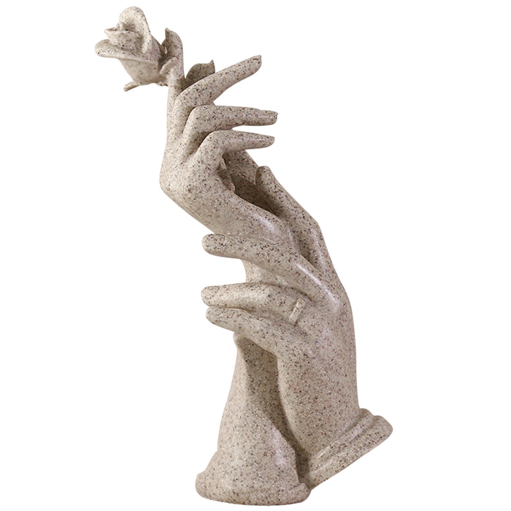 Bức tượng trang trí hình bàn tay bằng nhựa resin phong cách sáng tạo thích hợp trang trí nhà cửa