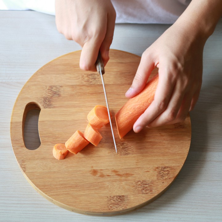 Thớt tre tròn BAMVINA  Không tạo mùn, không ẩm mốc