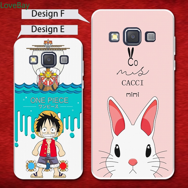 Ốp điện thoại TPU dẻo họa tiết hoạt hình Luffy dễ thương cho Samsung A3 A5 A6 A7 A8 A9 Star Pro Plus E5 E7 2016 2017 2018