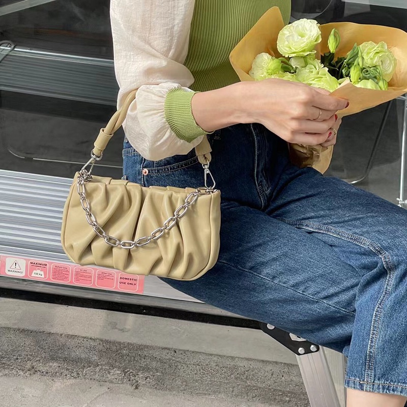 Túi Đeo Chéo Bằng Da Mềm Nhỏ Nhắn Phong Cách Hàn Quốc Cho Nữ