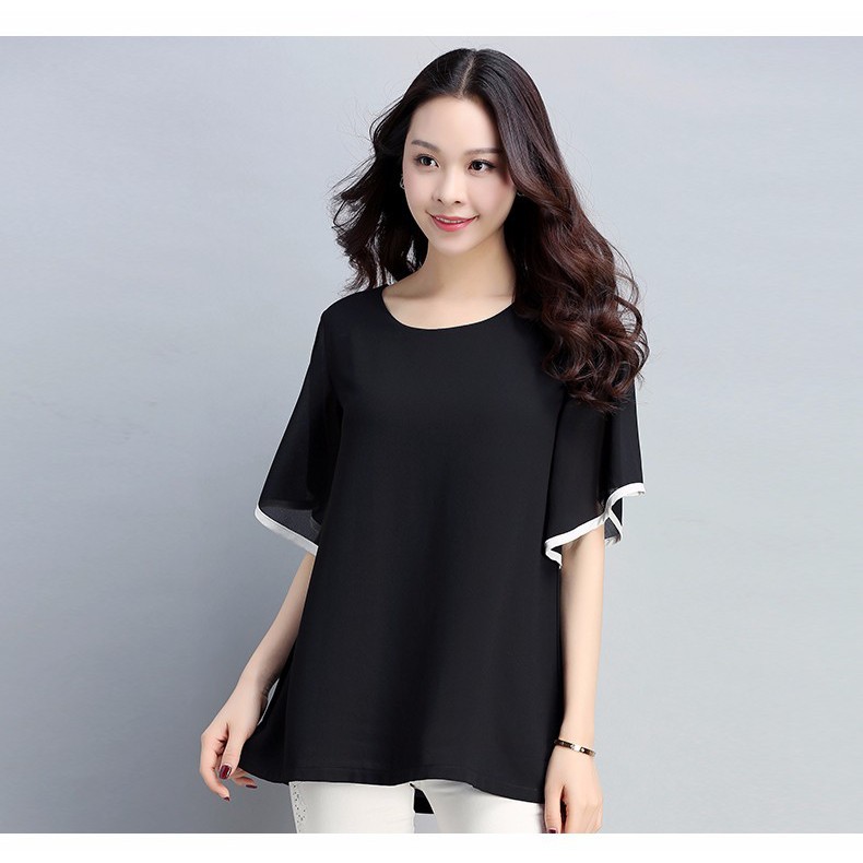ÁO VOAN TAY CÁNH LOE CAO CẤP