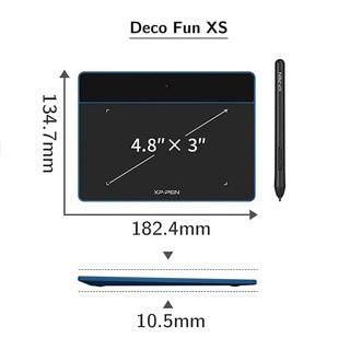 Bảng Vẽ Điện Tử Siêu Mỏng XP-Pen Deco Fun XS - Hàng Chính Hãng