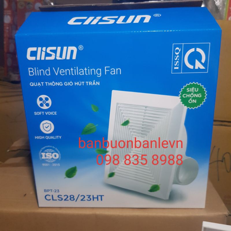 Quạt hút âm trần nối ống gió 40w CLISUN