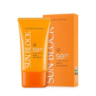 Kem chống nắng Nature Republic Sun Block California Aloe Spf50/PA++++ 57ml