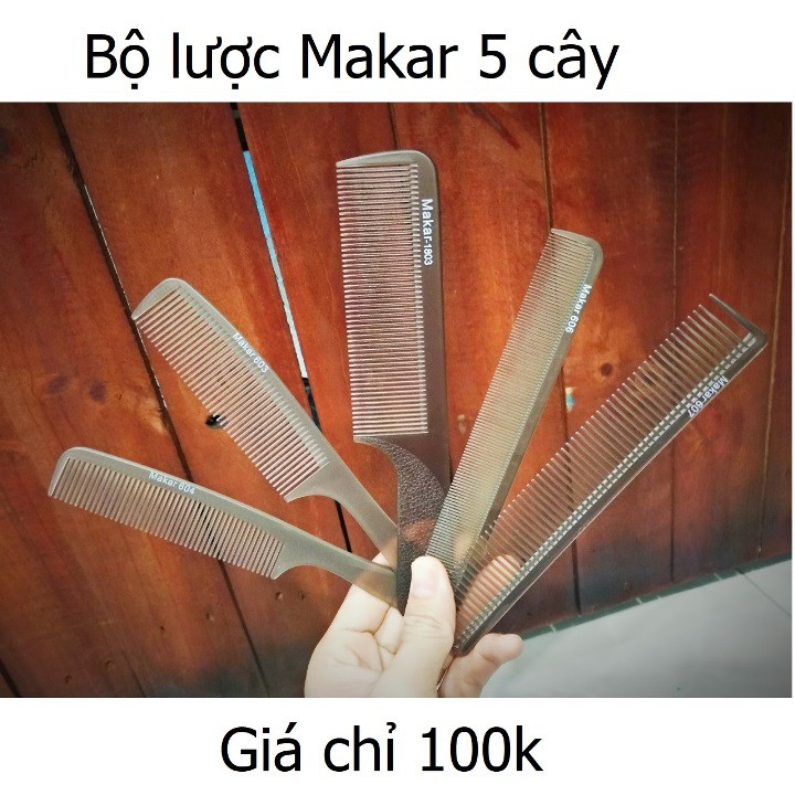 Bộ lược cắt tóc nam Markar 5 cây