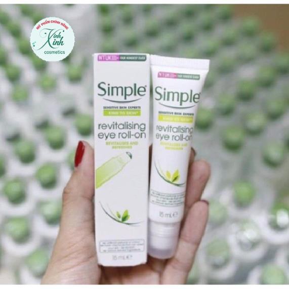 Lăn mắt Simple Kind To Eyes Revitalising Eye Roll On từ Anh LM145