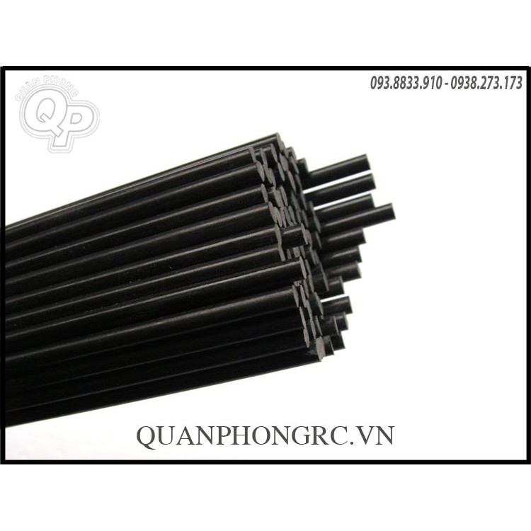 Ống đặc carbon 1mm - 2mm 1 mét (5 cây)