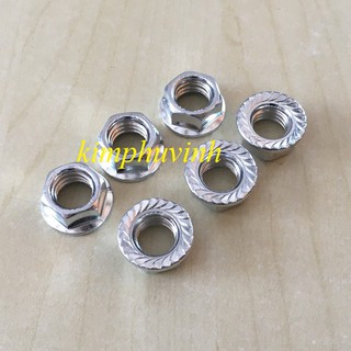 M10 - 20 CON ĐAI ỐC LÔNG ĐỀN 10LY  - TÁN LÔNG ĐỀN 10MM