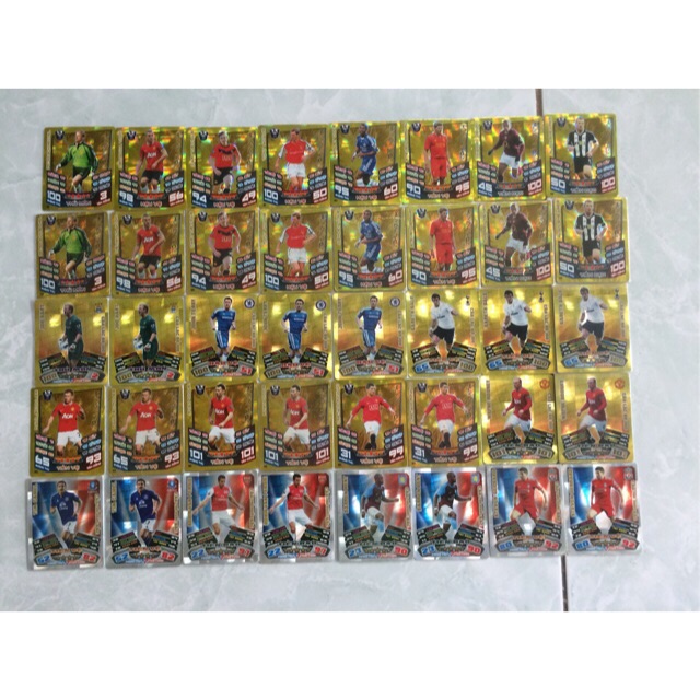 Thẻ cầu thủ Match Attax legend 12/13