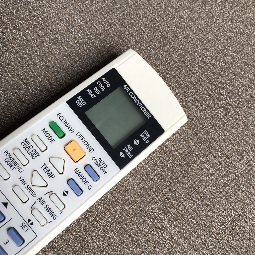Điều khiển điều hòa panasonic, Remote máy lạnh panasonic CS-S10MKH-8 hàng tốt