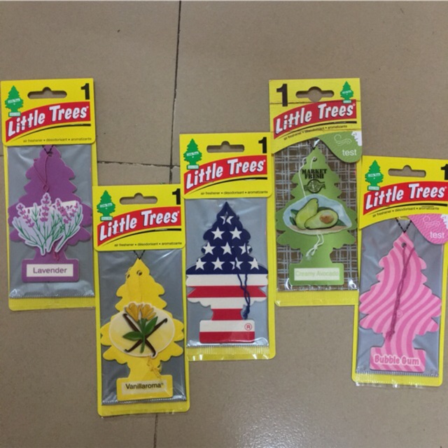 Combo 5 Cây thông thơm  để xe hơi hoặc treo tú quần áo