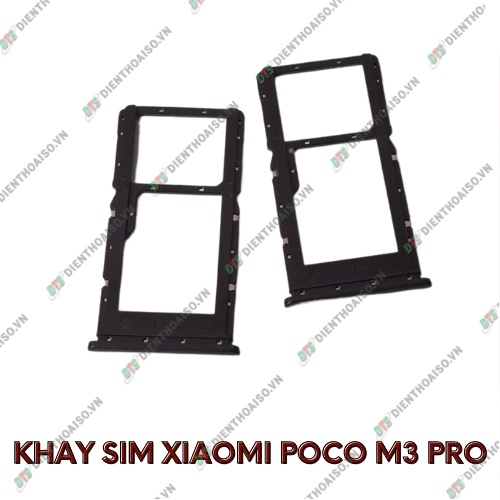 Khay sim xiaomi poco m3 pro vàng , xanh , đen