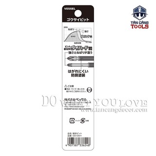 BỘ 2 MŨI BẮT VÍT 2 ĐẦU VESSEL GS142611