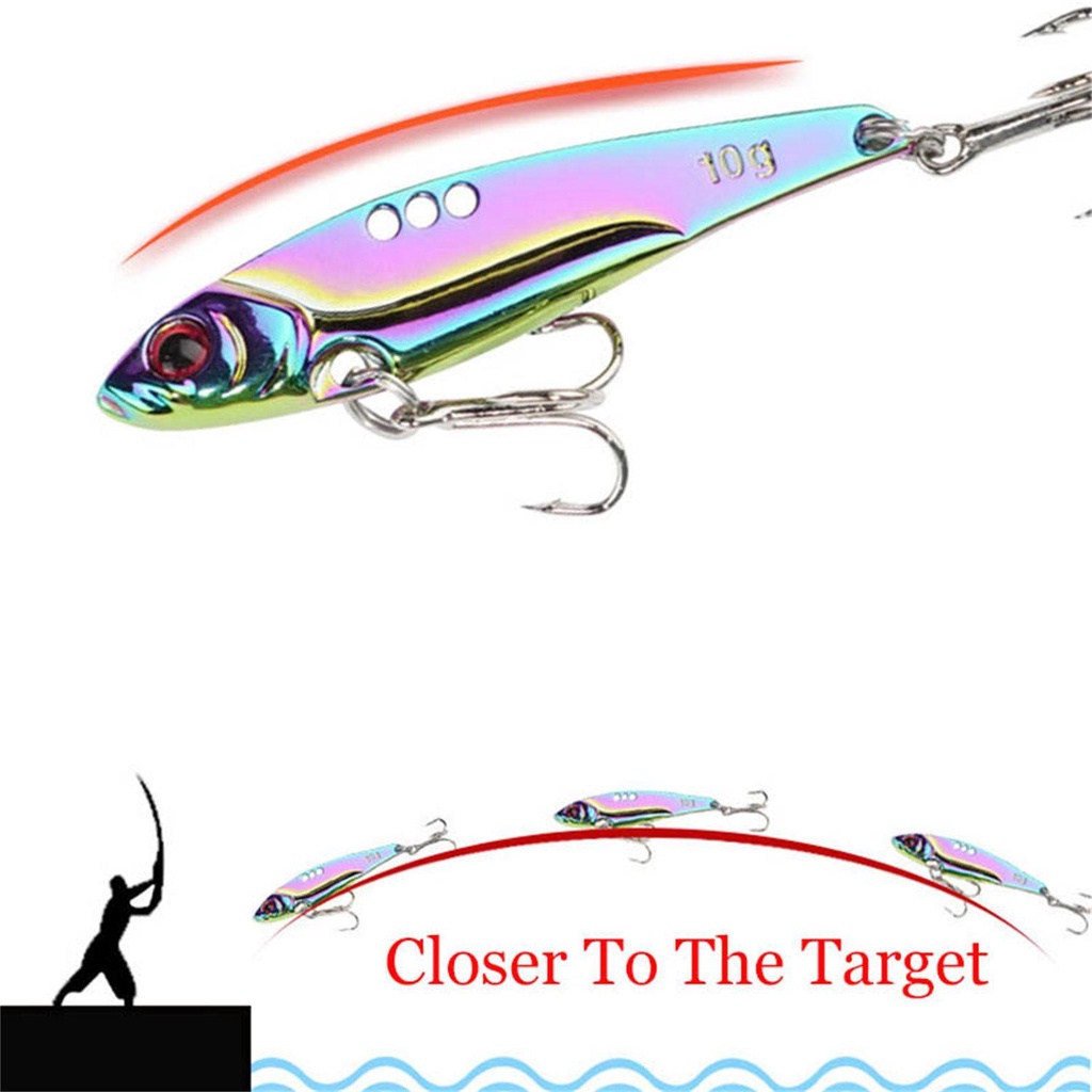 Mồi Câu Cá Giả Bằng Kim Loại Đính Sequin Lấp Lánh