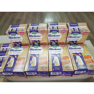 Bột pha sữa Bledina cho bé Pháp vị carot lúa mạch 144g mẫu mới