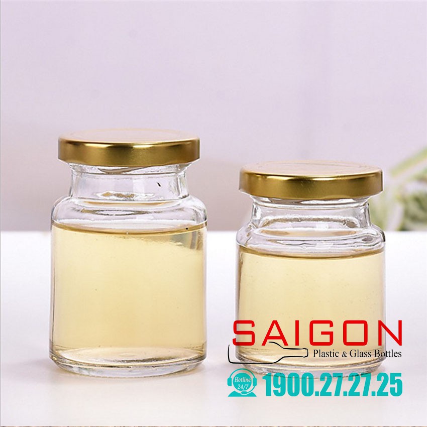 Hũ Thủy Tinh Nắp Thiết 75ml | 100ml | 150ml