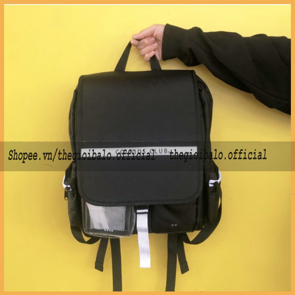 Balo cặp ulzzang basic nữ thời trang đi học đi chơi du lịch giá rẻ đựng vừa laptop canvas COLKIDS CLUB | thegioibalo