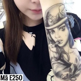 Hình Xăm Dán Cô Gái - Mã E250