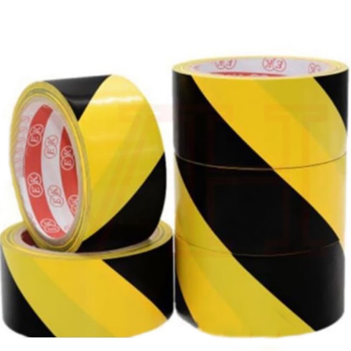 Băng dính cảnh báo sọc vàng đen