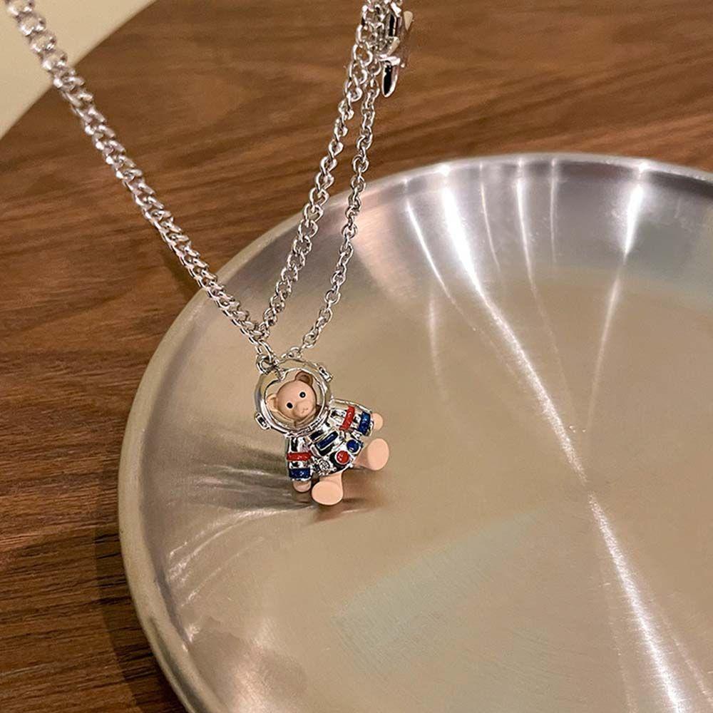 ANEMONE Vòng cổ Mặt Động Vật Hoạt Hình Dễ Phối Đồ Thời Trang Unisex