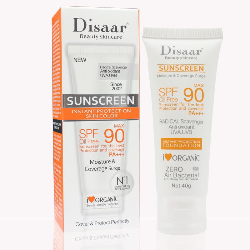 (Hàng Mới Về) Kem Chống Nắng Disaar Spf90 Spf Max 90 Dầu Cao Cấp