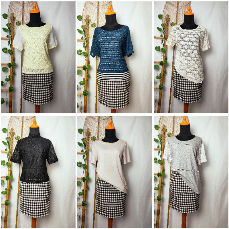 Thrift Shop Barka Small - Áo Thun Nữ Kết Hợp Họa Tiết Thổ Cẩm