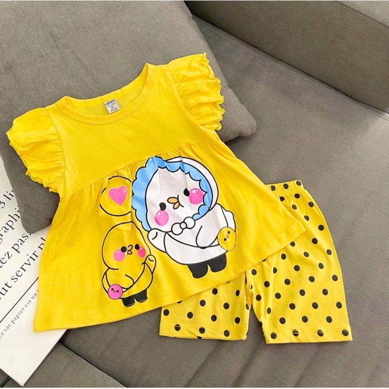 Đồ bộ babydol lững bé gái,tay cánh tiên (8-20kg)/6màu