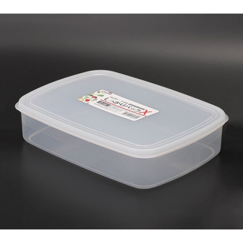 Hộp đựng thực phẩm 2L , 2L6 nắp dẻo Nakaya hàng Nhật, Hộp nhựa đựng trong tủ đông