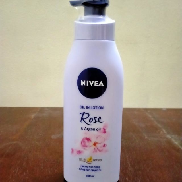 SỮA DƯỠNG THỂ NIVEA OIL IN LOTION ROSE AND ARGAN ( THANH LÝ MỚI NGUYÊN )