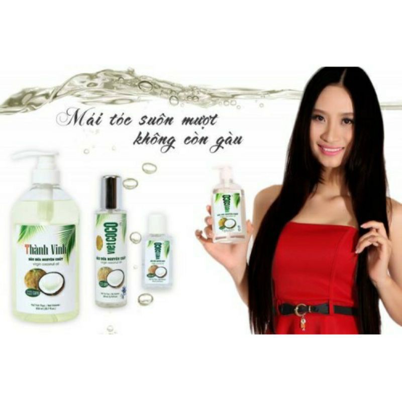 [Chai xịt 130ml] Dầu dừa nguyên chất Organic Vietcoco | BigBuy360 - bigbuy360.vn