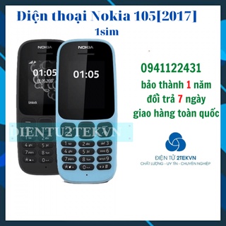 Điện Thoại nokia 105 2017 (1 sim) pin khủng