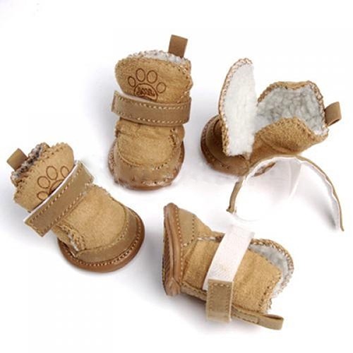Giày boot cổ thấp thiết kế đi tuyết chống trượt cho thú cưng