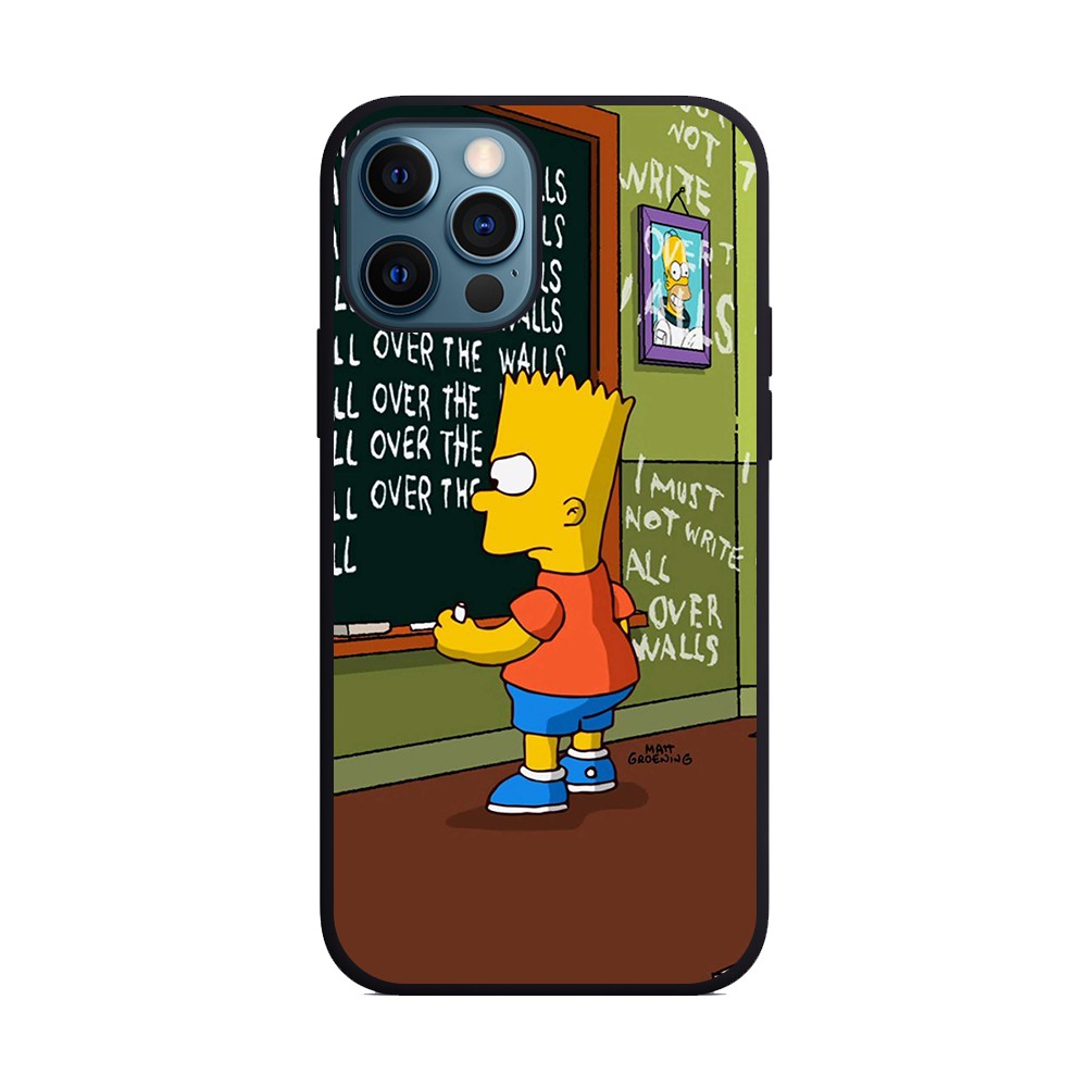 Ốp lưng The Simpsons iPhone 5 5s 6 6s 7 7 plus 8 8plus x xs xs max 11 11 pro 11 12 Mini promax TPU Dẻo Trong S2102E36
