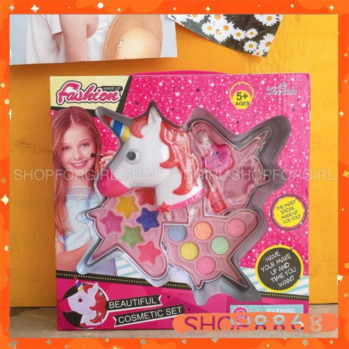 Bộ đồ chơi trang điểm unicorn dễ thương - shop8868