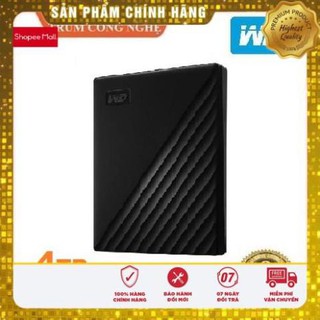 (giá khai trương) Ổ cứng di động WD My Passport 4TB USB 3.0 New Model - Nhỏ Gọn Tinh Tế
