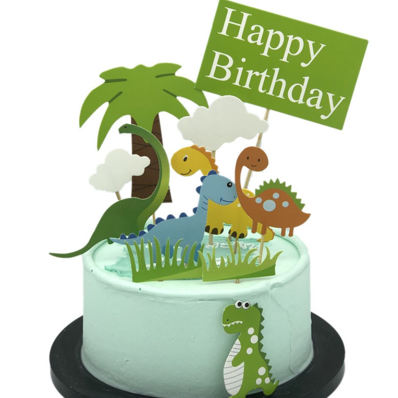 Animal Cake Topper Theme Birthday Party Cake Decoration for Kids Series