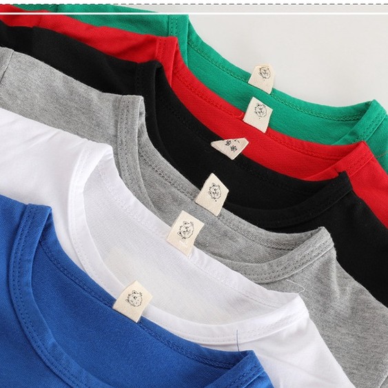 Áo thun SOFFNY chất liệu cotton tay ngắn in họa tiết hoạt hình thời trang mùa hè cho bé