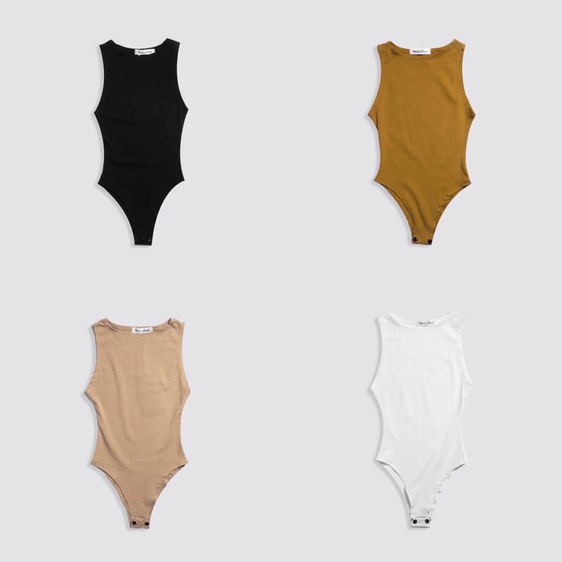 Áo balo sát nách dáng ôm body chất bozip co giãn nữ