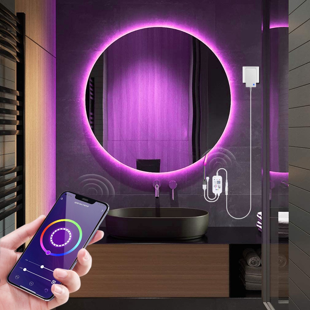 GOOGLE Dây Đèn LED Neon RGB Thông Minh Điều Khiển Từ Xa Có Thể Thay Đổi Được