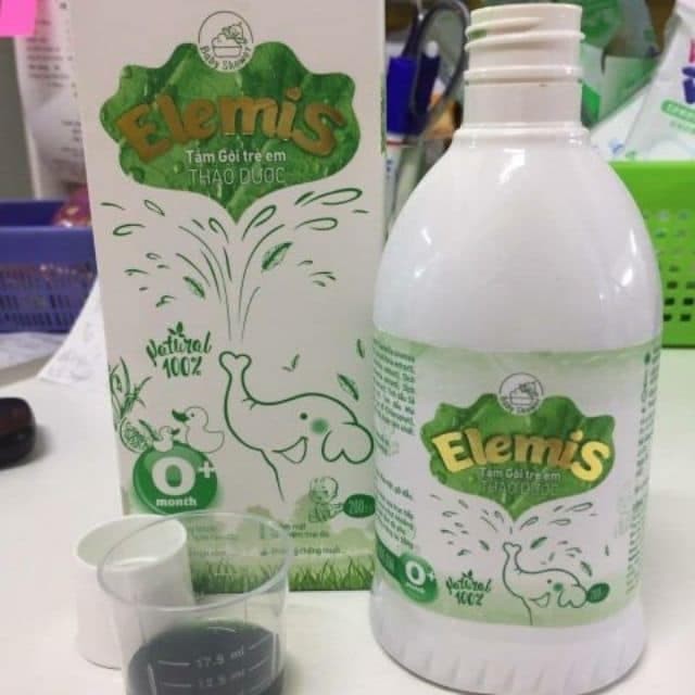. Tắm Gội Thảo Dược Cho Bé Sơ Sinh ELemis 200ml