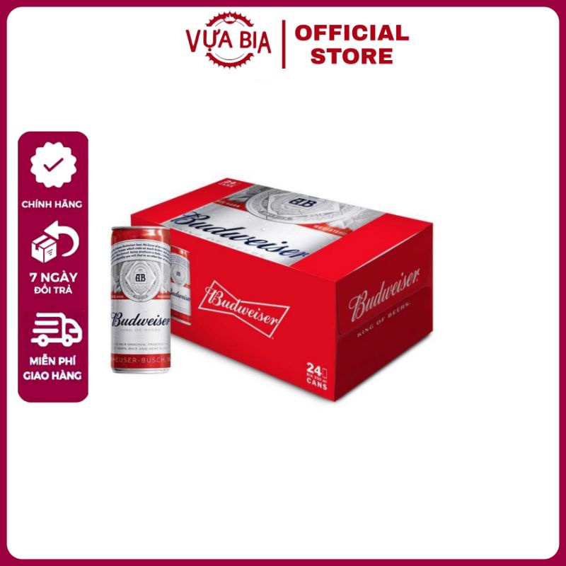 BIA BUDWEISER 330ML X 24 LON