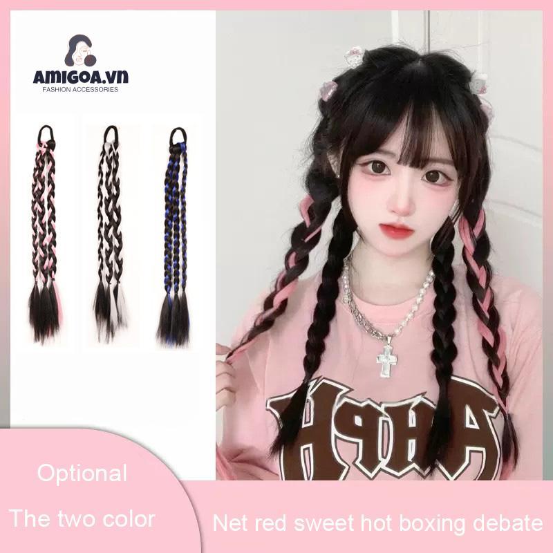 ✨✨Mới Dây Buộc Tóc Đuôi Ngựa Bằng Cao Su Tổng Hợp Tự Nhiên Dành Cho Nữ