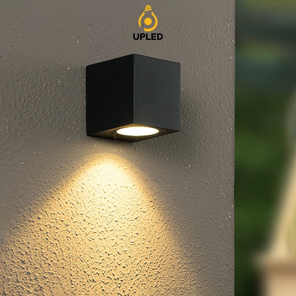 Đèn hắt 2 đầu UPLED hợp kim nhôm đúc chống nước chất liệu cao cấp sơn tĩnh điện Bảo Hành 12 Tháng