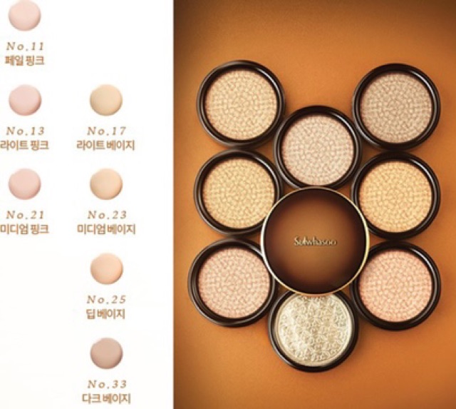 Phấn nước cushion Sulwhasoo set 2 lõi tông mầu 13 và 21 | BigBuy360 - bigbuy360.vn