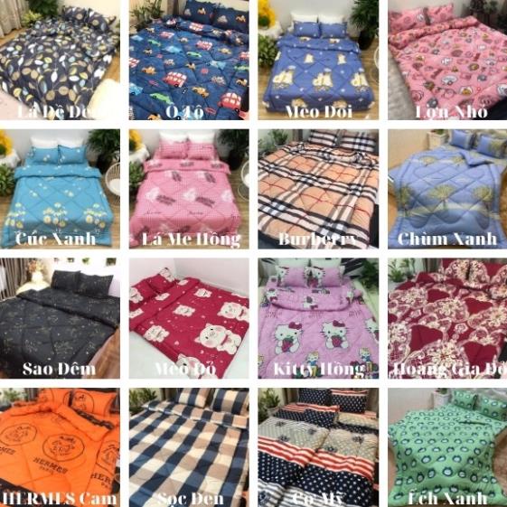 [KHAI TRƯƠNG SHOP] Set 5 Món Chăn Phao Cao Cấp Hàng Loại 1 Mẫu Ma Đa Dạng