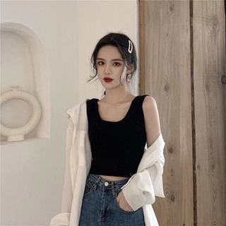 Thời trang áo tank top ngắn dễ thương của phụ nữ